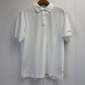 Craft Men UPF 25 Preppy Golf 1/4 Zip Polo Shirt Size M Quick Dry Business Casual